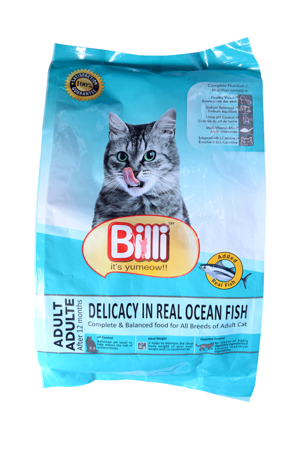 Billi Adult Cat Food Ocean Fish Flavored 3kg bd