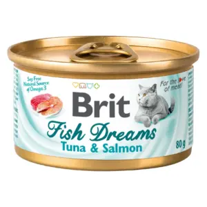 Brit Adult Cat Canned Wet Food Fish Dream Trout & Tuna 80g bd