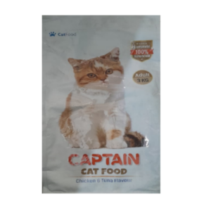 Captain Cat Food Chicken & Tuna Flavour 3kg bd