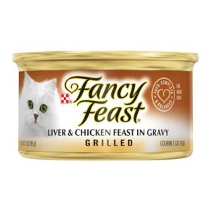 Purina Fancy Feast Grilled Canned Liver & Chicken Feast in Gravy 85gm bd