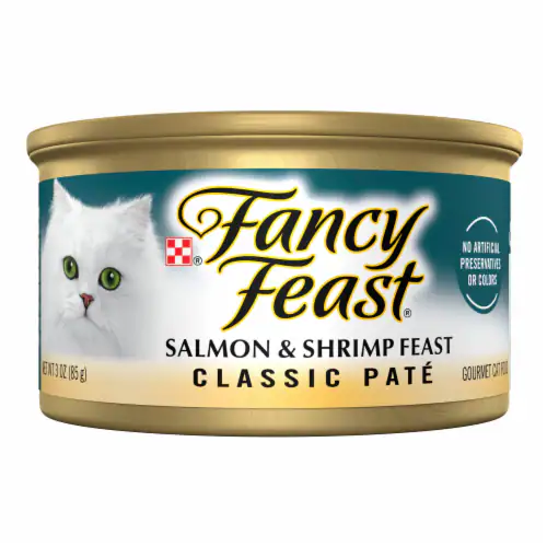 Fancy Feast Classic Pate Salmon & Shrimp Feast 85g bd