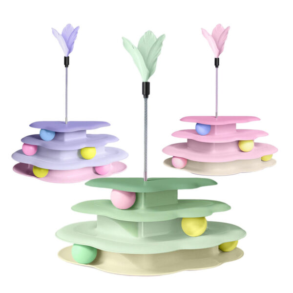 Four Layer Cloud Shape Cat Tower Toy