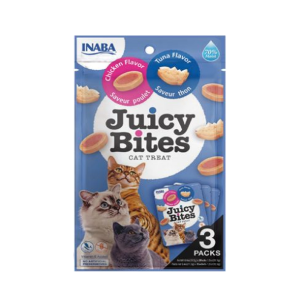 Juicy Bites Cat Treat chicken & Tuna Flavor 33.9g bd