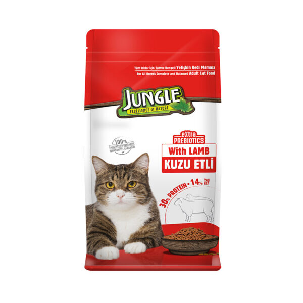 Jungle Adult Cat Dry Food – Lamb