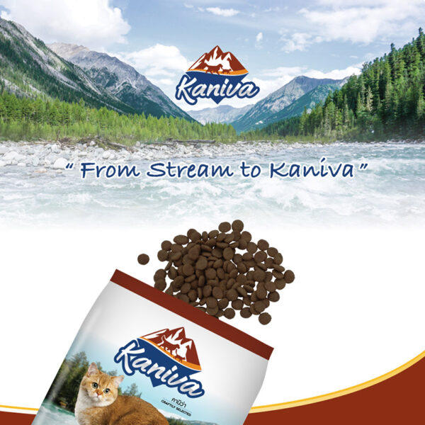 Kaniva Cat Food – Salmon, Tuna & Rice 3kg bd