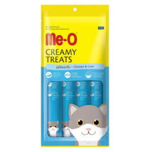 Me-O Creamy Treats Chicken & Liver Flavor (15gx4pcs) bd