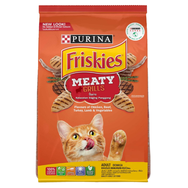 Purina Friskies Adult Cat Dry Food Meaty Grills