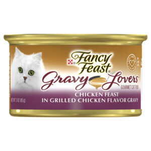 Purina Fancy Feast Gravy Lovers Canned Chicken Feast in Grilled Chicken Flavor Gravy 85gm bd