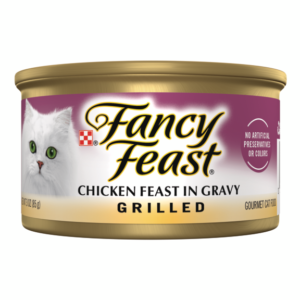 Purina Fancy Feast Grilled Canned Chicken Feast in Gravy 85gm bd
