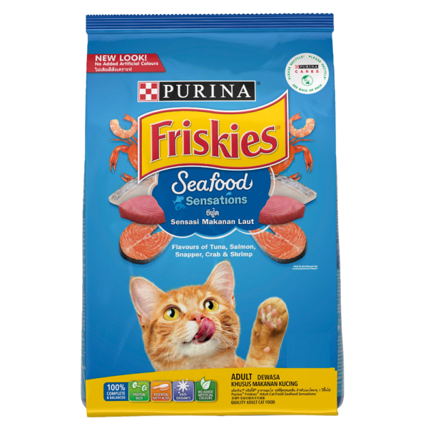 Purina Friskies Adult Cat Food Seafood Sensations bd