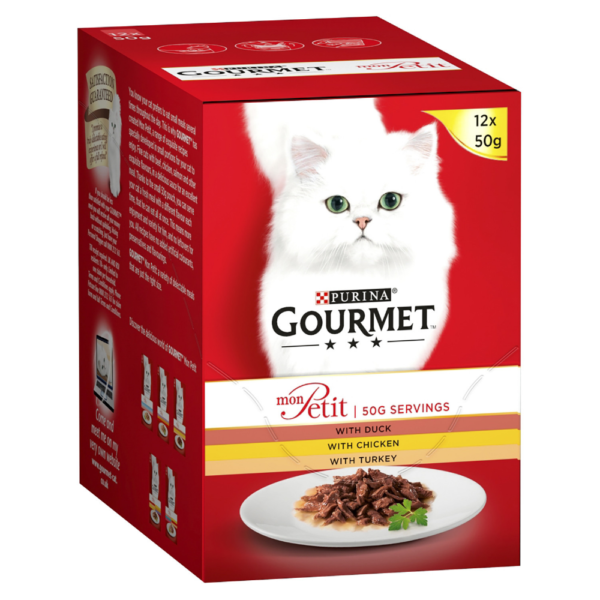 Purina Gourmet Mon Petit 50g ( With Duck, With Chicken , With Turkey )Cat Wet Food bd
