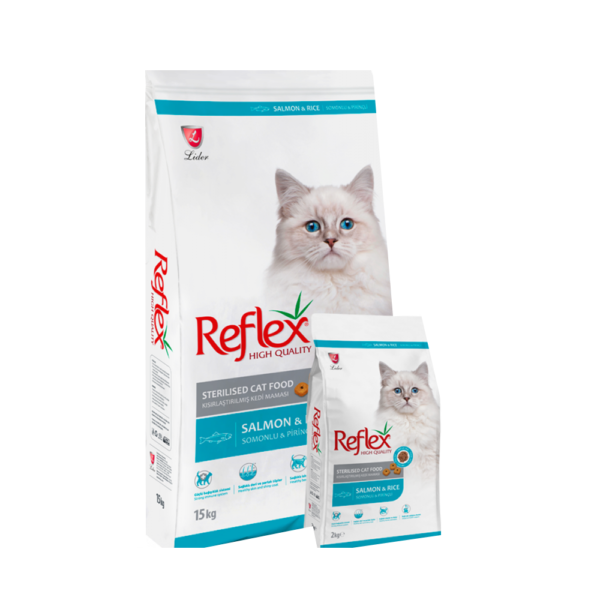 Reflex Adult Cat Sterilized Food , Salmon & Rice 2kg bd