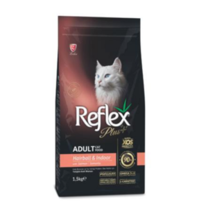 Reflex Plus Adult Cat Food Hairball & Indoor Salmon bd