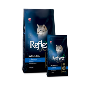 Reflex Plus Salmon Adult Cat Dry Food 1.5kg bd