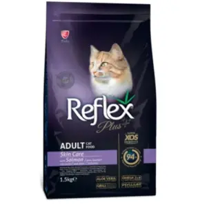 Reflex plus Adult Cat Food Skin & Care With Salmon 1.5kg bd
