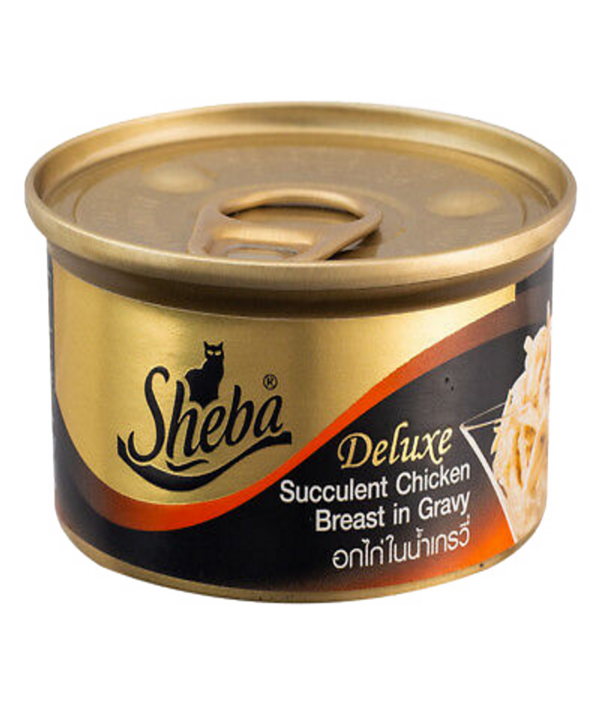 Sheba Can Succulent Chicken Breast in Gravy 85g bd