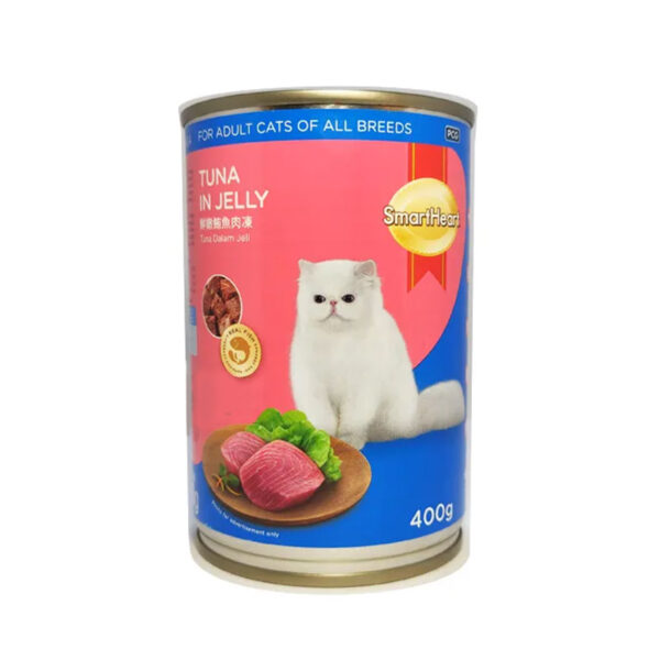 SmartHeart Cat Can Food – Tuna in Jelly (400gm) bd