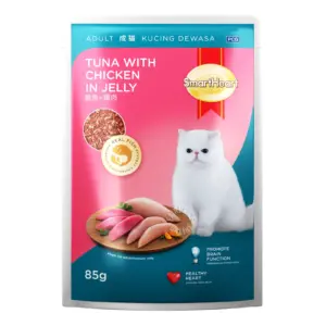 SmartHeart Cat Pouch – Tuna With Chicken in Jelly (85g) bd