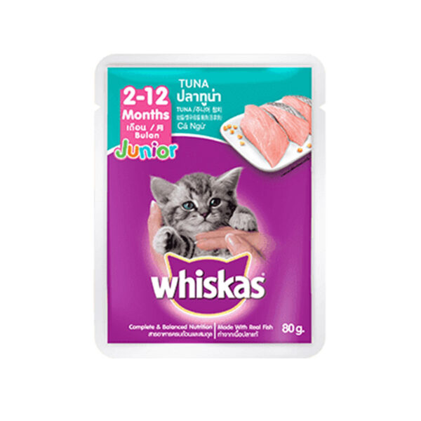 Whiskas Kitten Pouch Junior (2-12 months) – Tuna bd