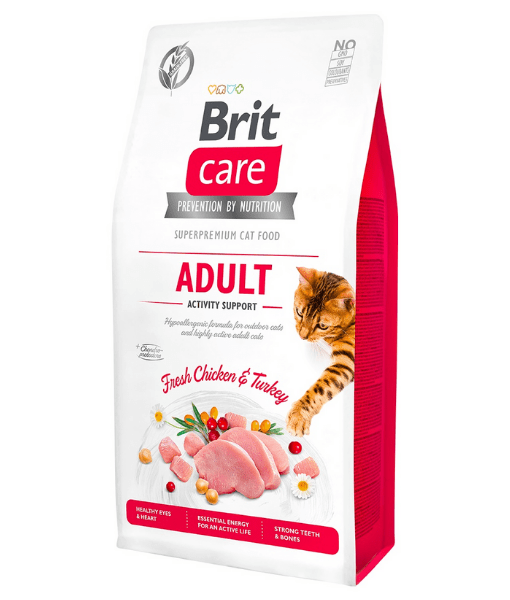 Brit Care Cat Grain Free Adult Activity Support 7kg bd
