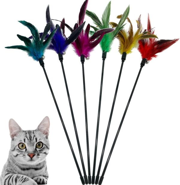 Feather Stick Cat Toy bd