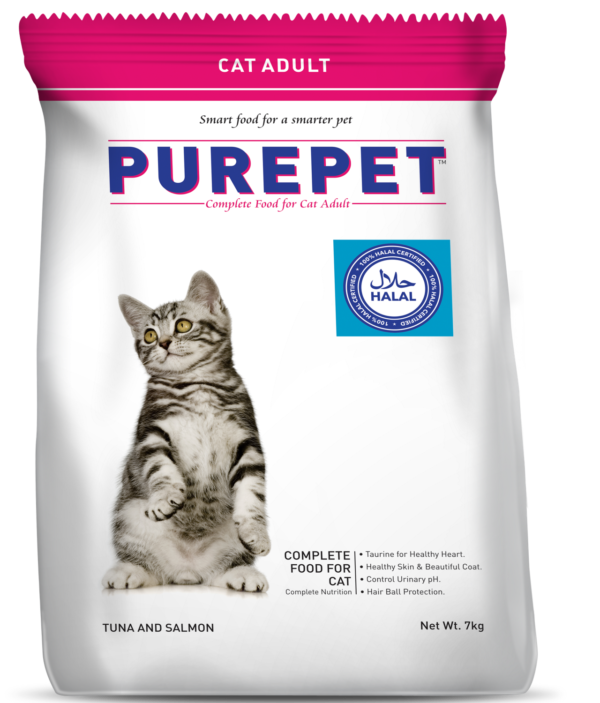 Pure Pet Adult Cat Food Tuna & Salmon 7kg bd